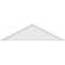 Ekena Millwork Peaked Cap Smooth Architectural Grade PVC Pediment, 70"W x 18-1/2"H x 2"P (Pitch 6/12) PEDPS070X185PKC00 - alternate 4